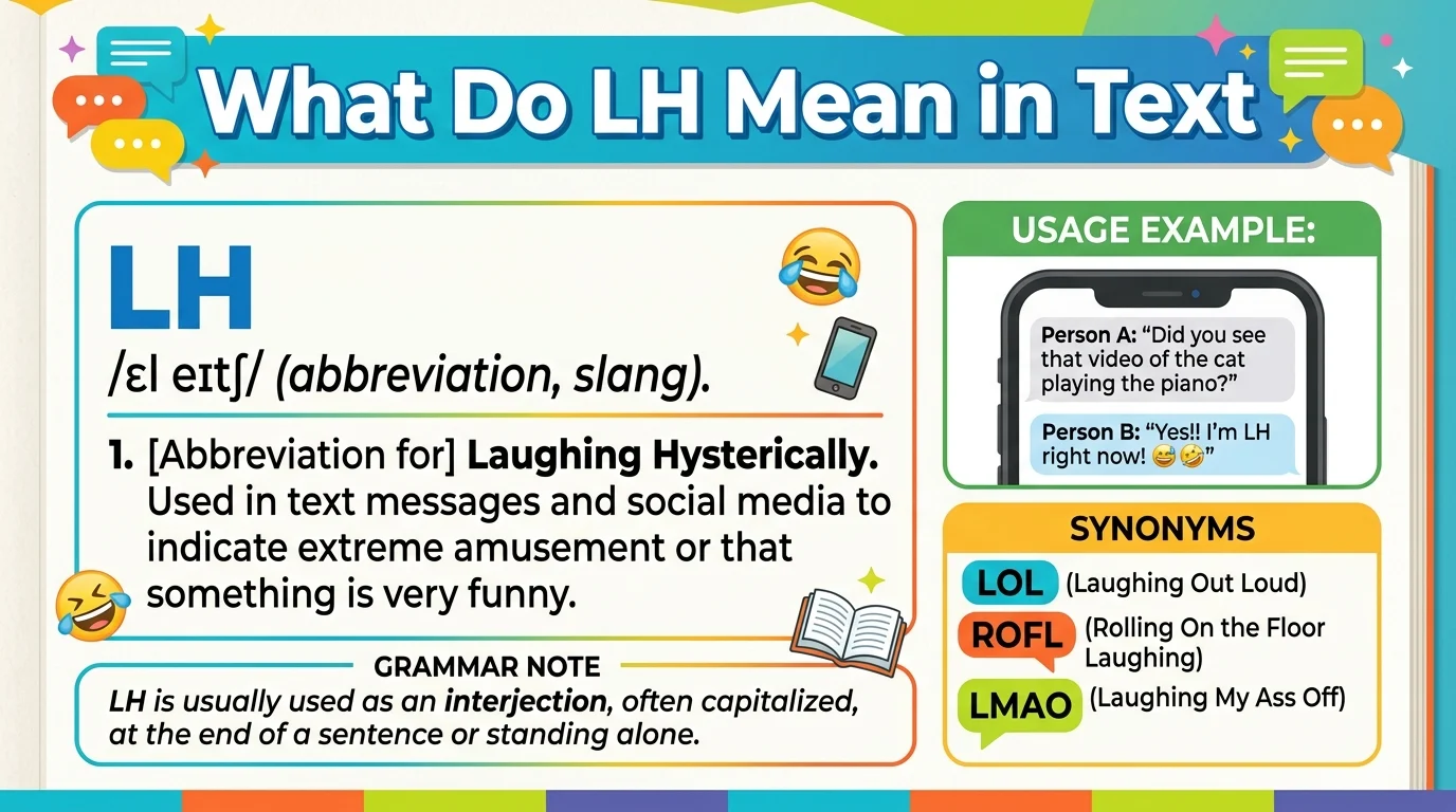 What Do LH Mean in Text