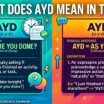 What Does AYD Mean in Text