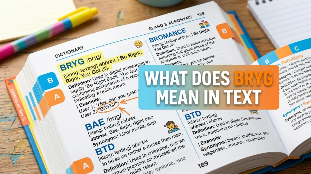 What Does BRYG Meaning