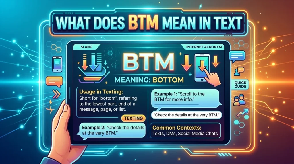What Does BTM Meaning