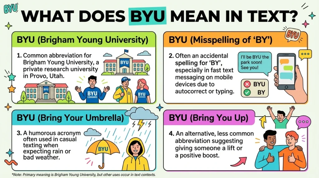What Does BYU Mean in Text