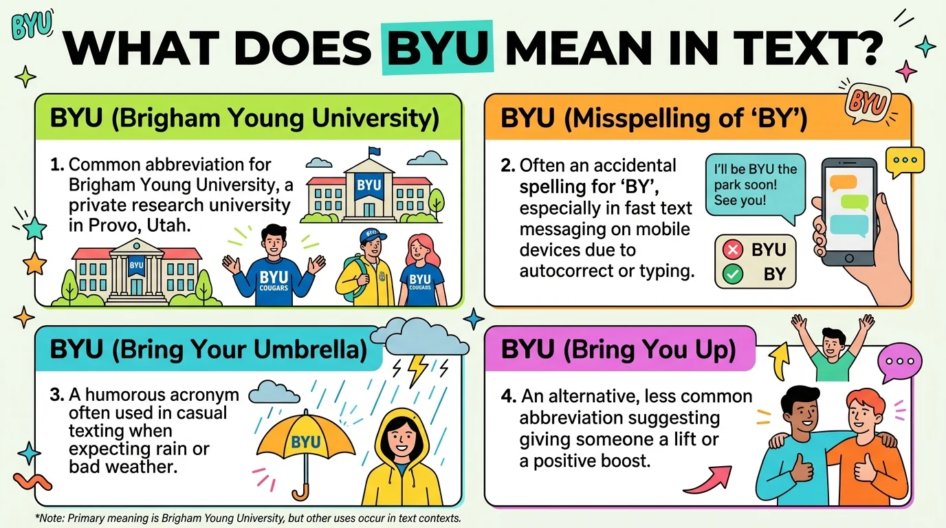 What Does BYU Mean in Text
