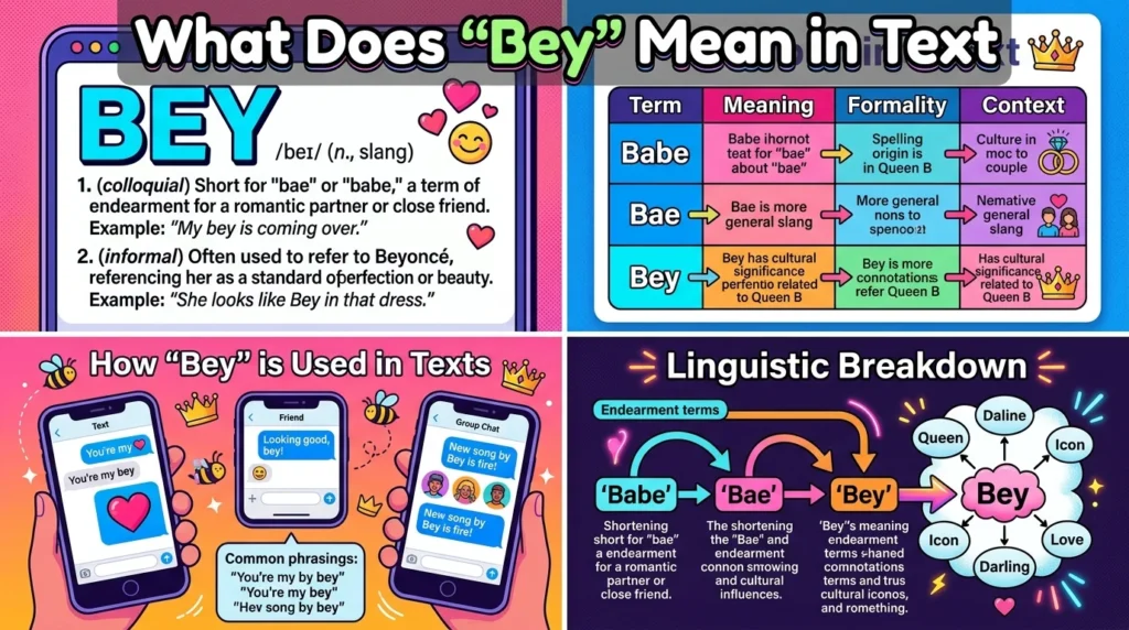 What Does “Bey” Mean in Text