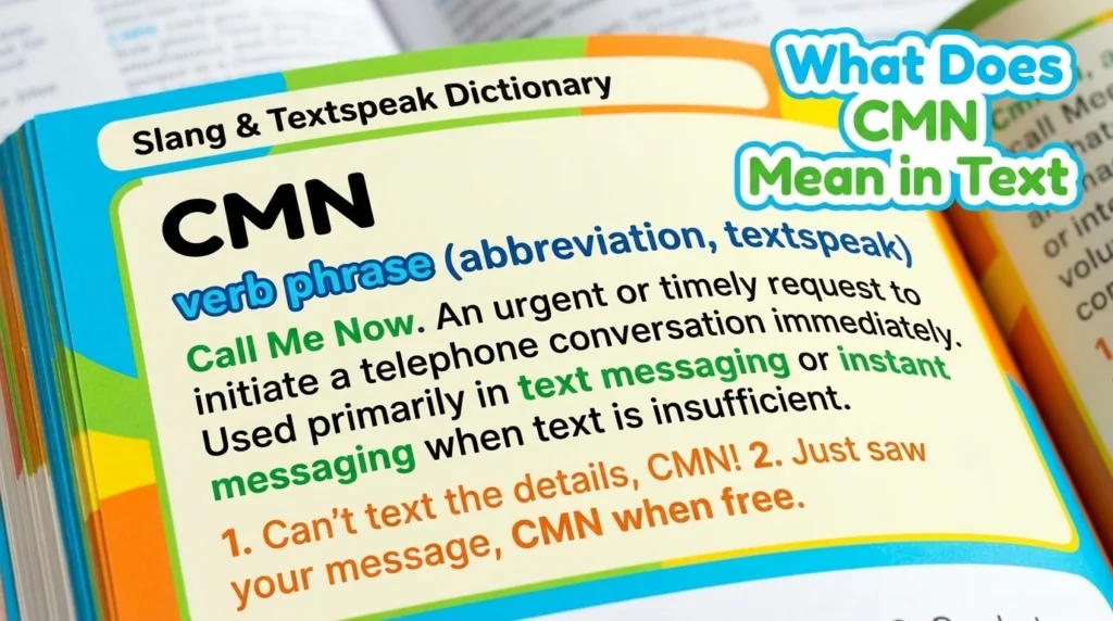 What Does CMN Meaning