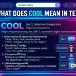 What Does Cool Mean in Text