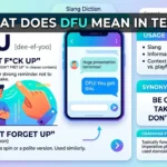 What Does DFU Mean in Text