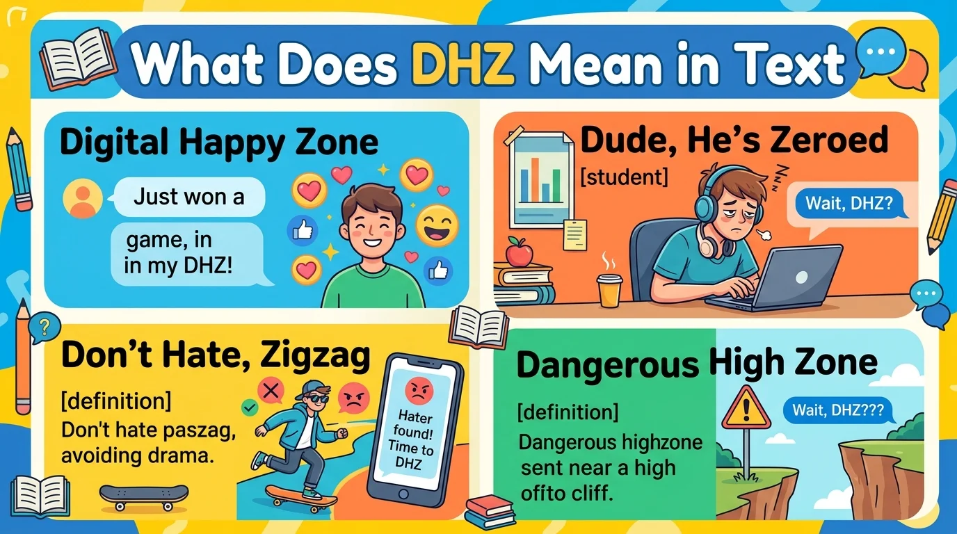 What Does DHZ Mean in Text