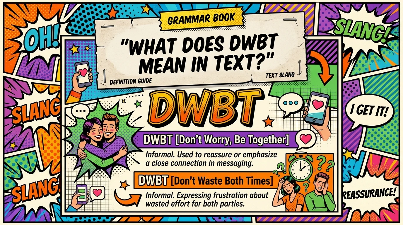 What Does DWBT Mean in Text