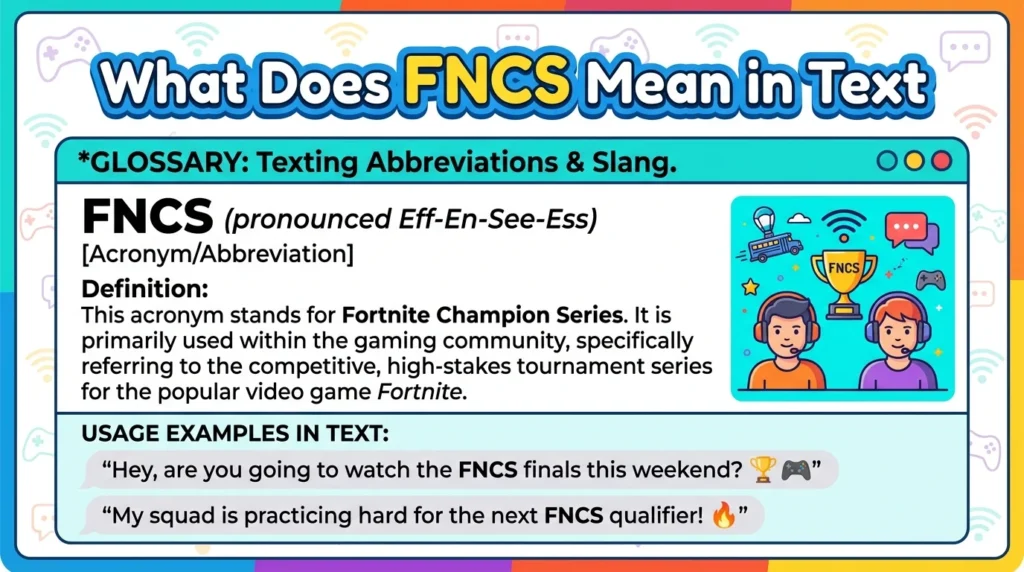 What Does FNCS Meaning