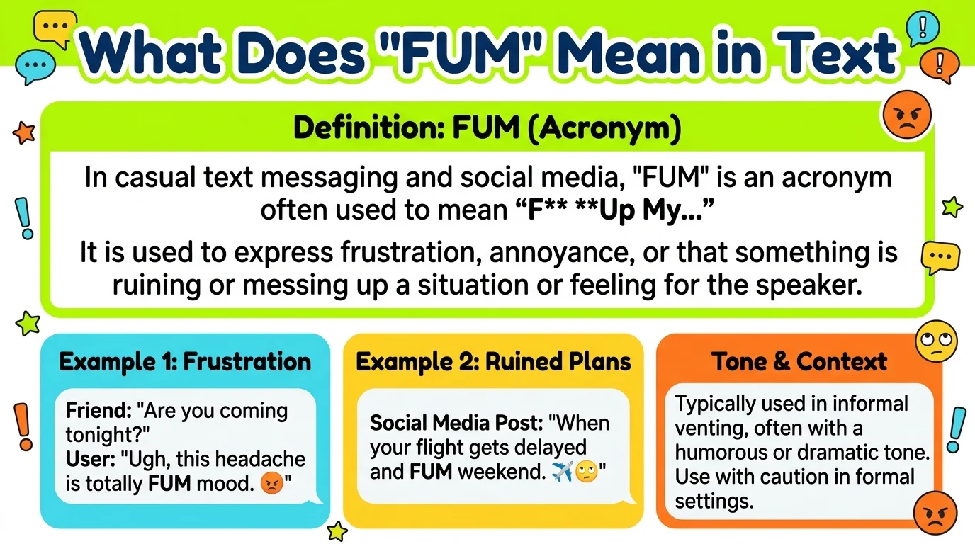 What Does “FUM” Mean in Text