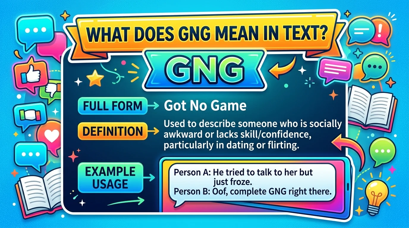 What Does GNG Mean in Text