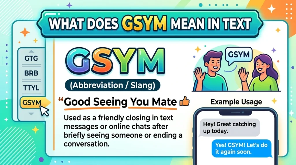 What Does GSYM Meaning