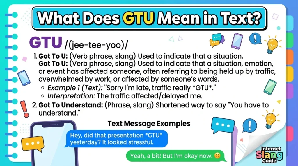 What Does GTU Meaning