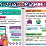 What Does GZ Mean in Text