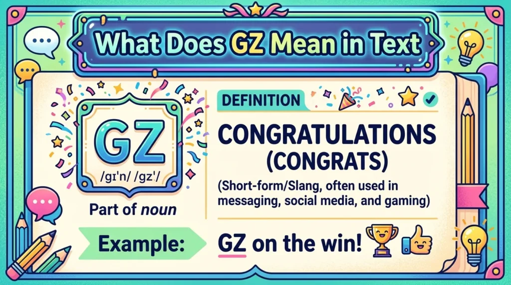 What Does GZ Meaning