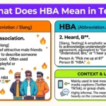 What Does HBA Mean in Text
