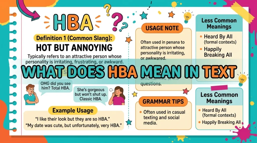 What Does HBA Meaning