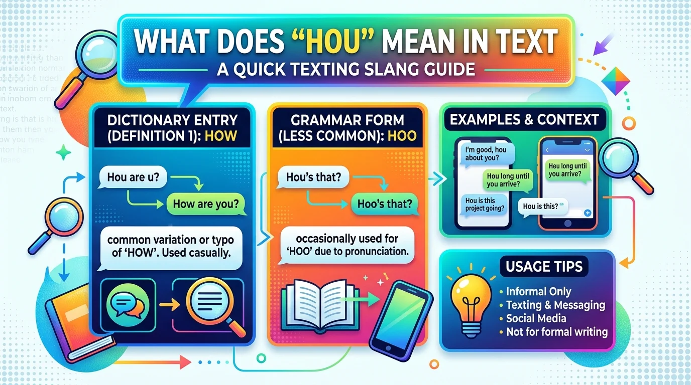 What Does “Hou” Mean in Text