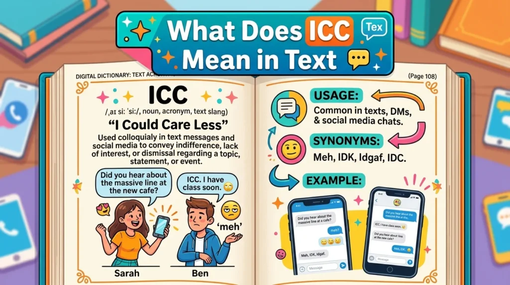 What Does ICC Mean in Text