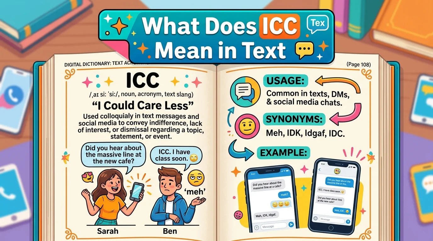 What Does ICC Mean in Text