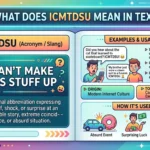 What Does ICMTDSU Mean in Text