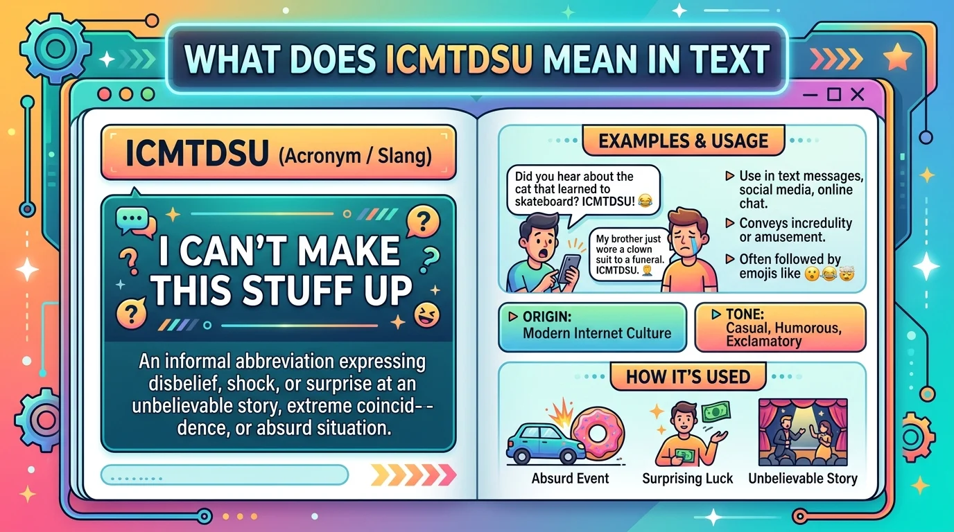 What Does ICMTDSU Mean in Text