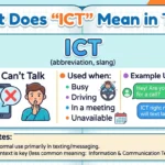 What Does “ICT” Mean in Text