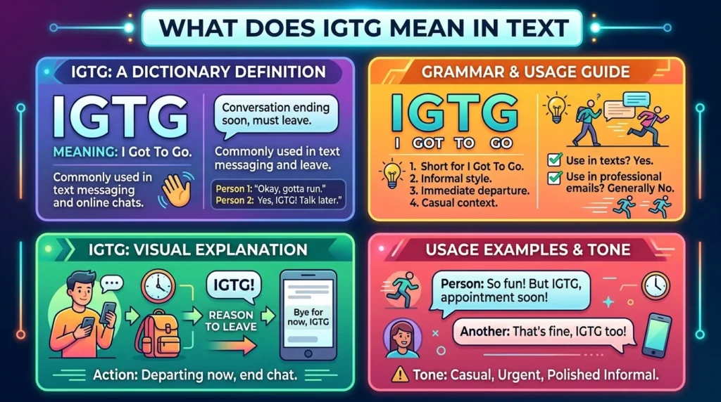 What Does IGTG Meaning