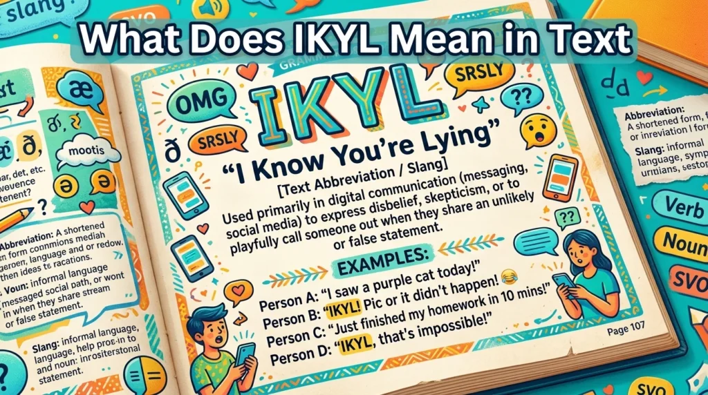 What Does IKYL Mean in Text