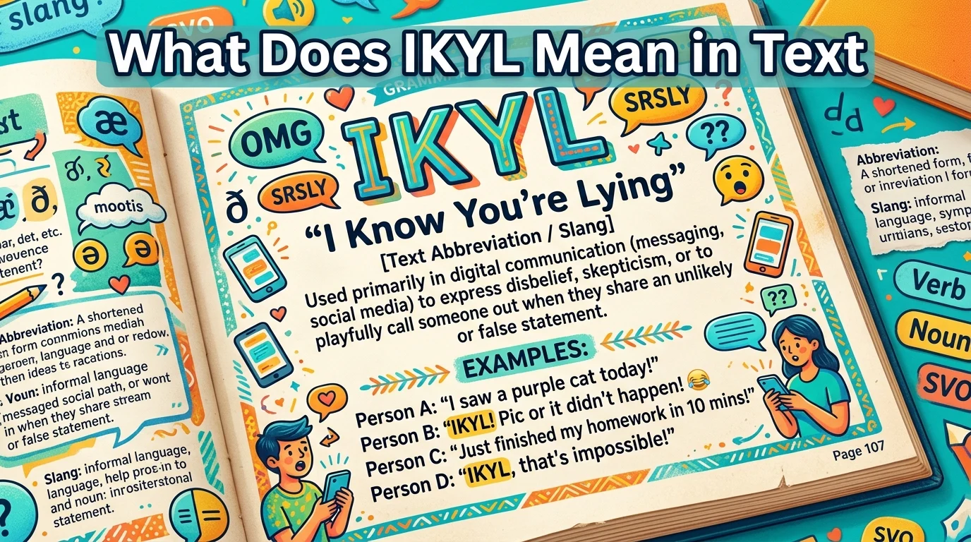 What Does IKYL Mean in Text