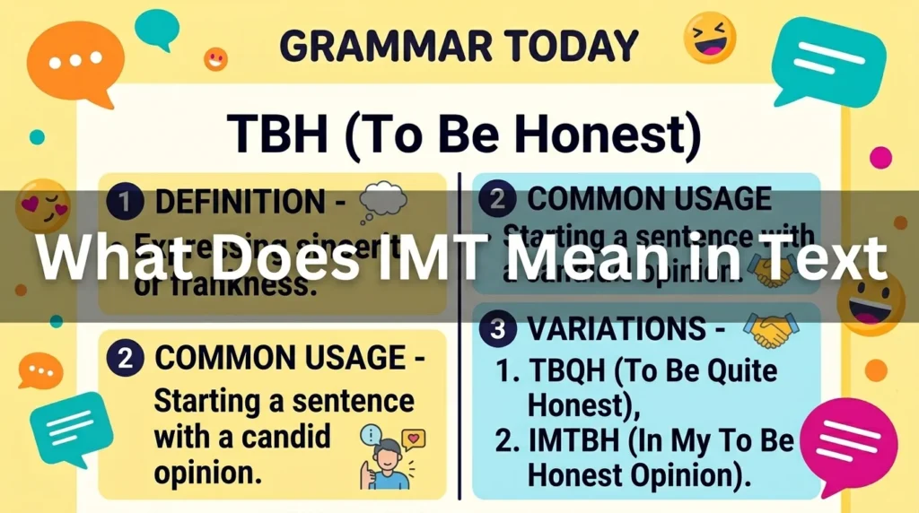What Does IMT Meaning