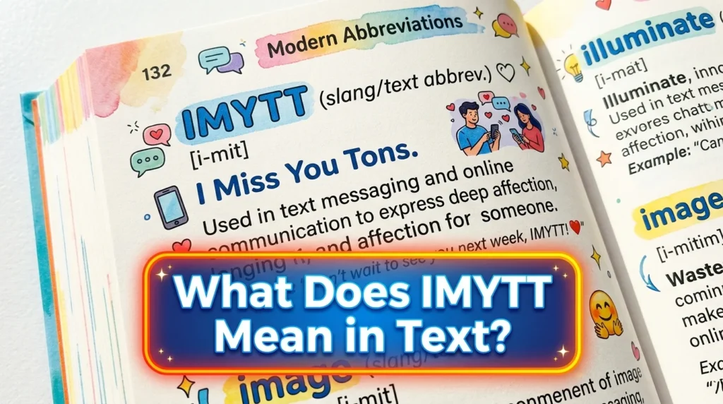 What Does IMYTT Meaning