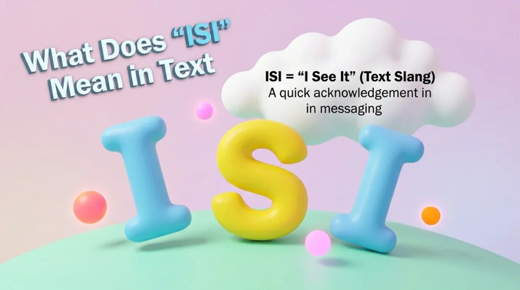 What Does “ISI” Meaning