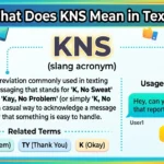 What Does KNS Mean in Text