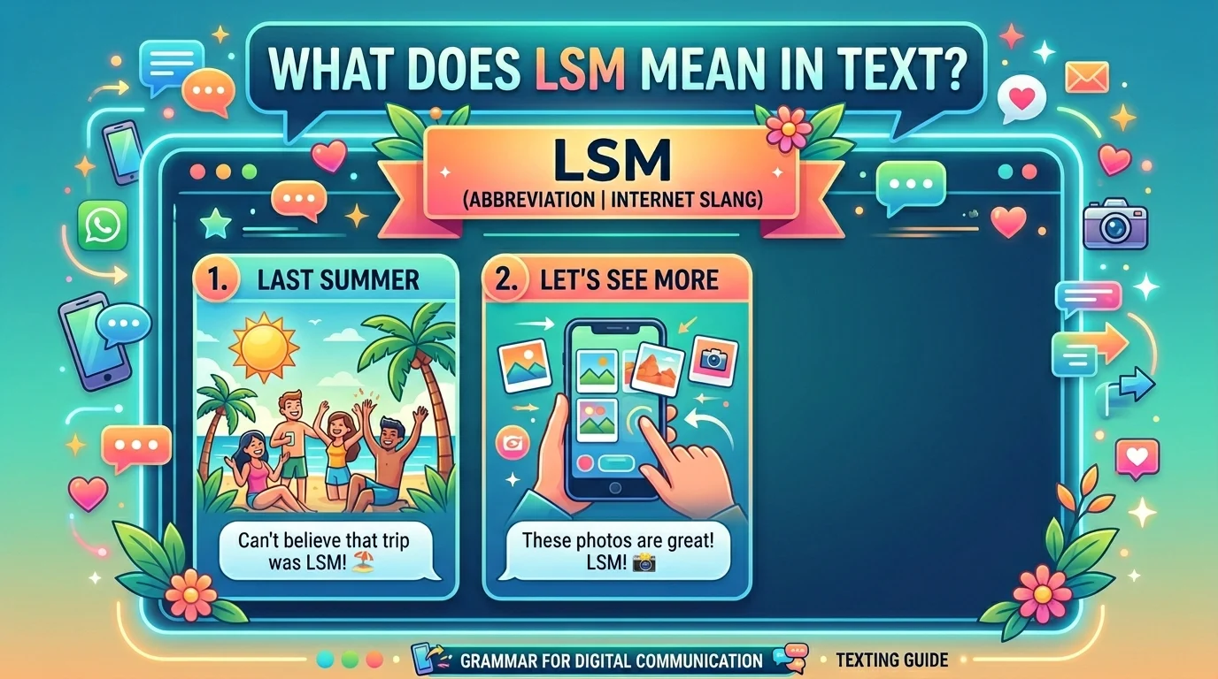 What Does LSM Mean in Text