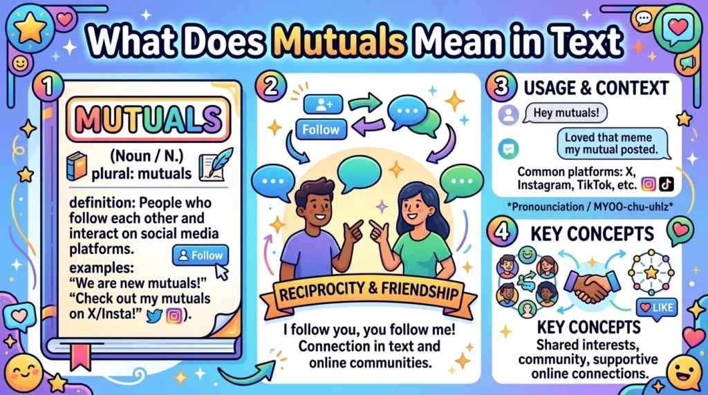 What Does Mutuals Mean in Text