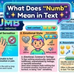 What Does “Numb” Mean in Text
