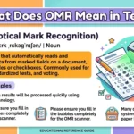 What Does OMR Mean in Text