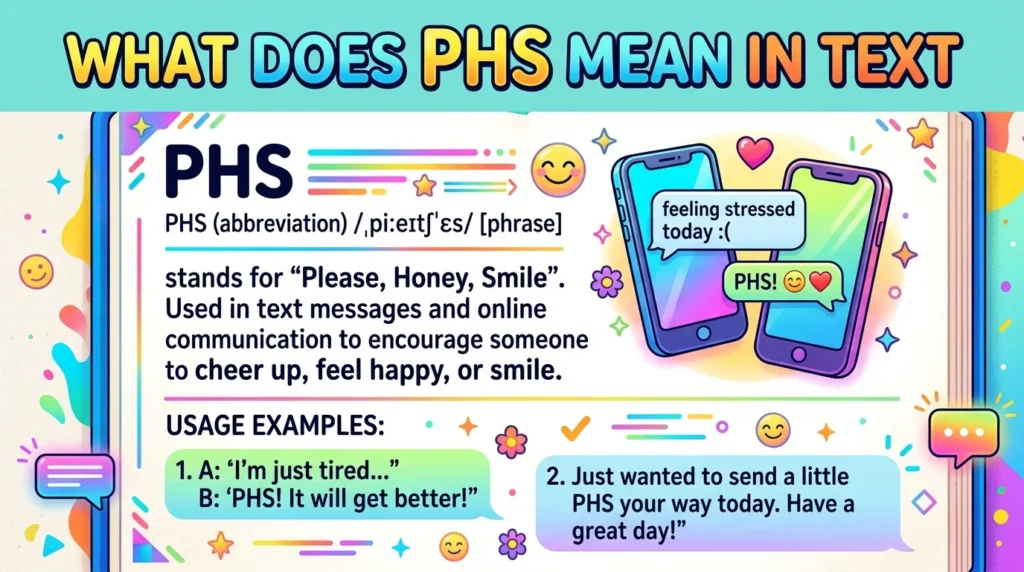 What Does PHS Mean in Text