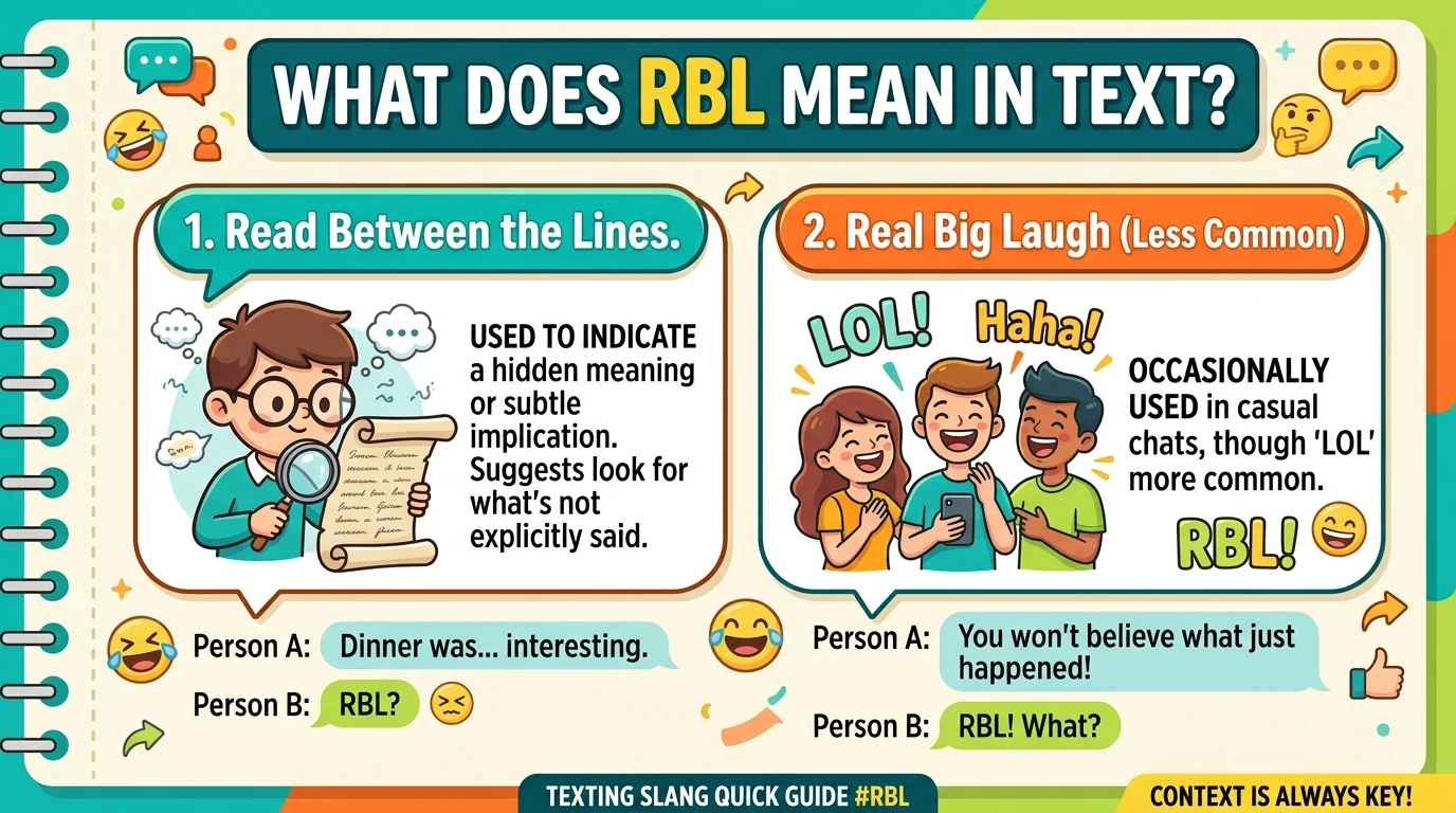 What Does RBL Mean in Text