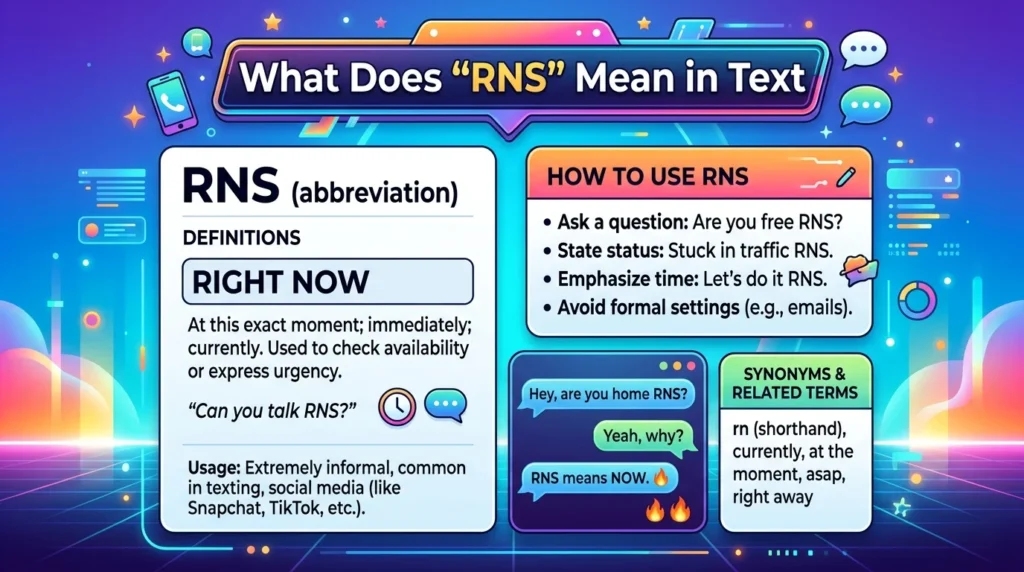 What Does “RNS” Meaning