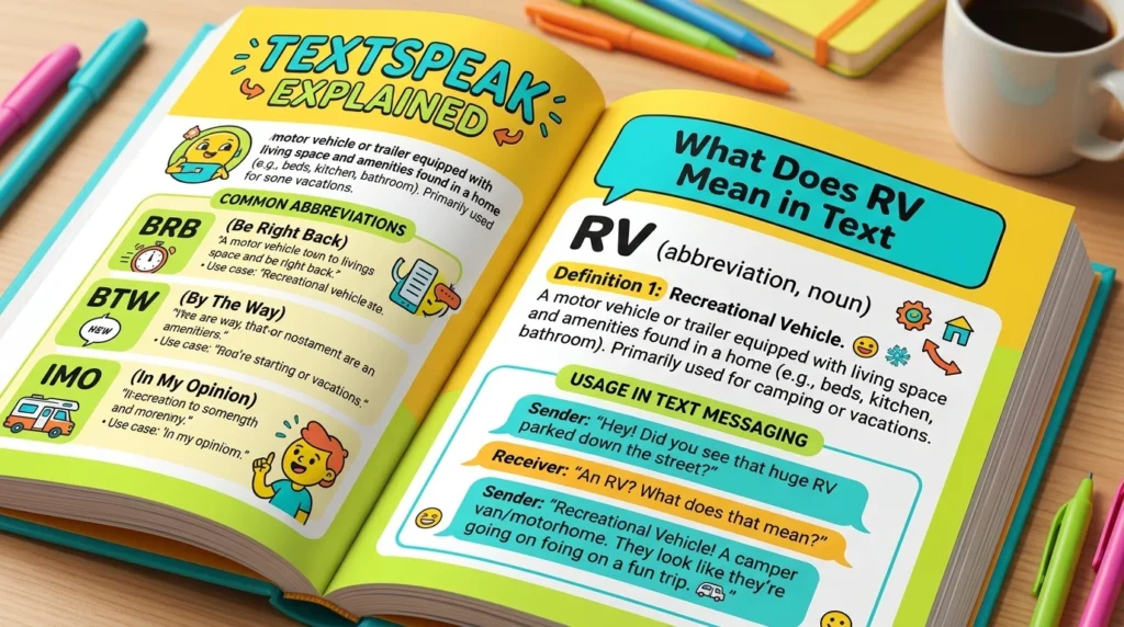 What Does RV Meaning
