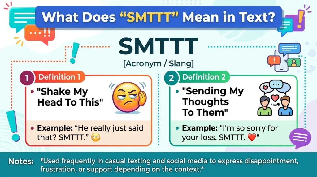 What Does “SMTTT” Mean in Text