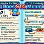 What Does STG Mean in Text