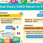 What Does SWD Mean in Text