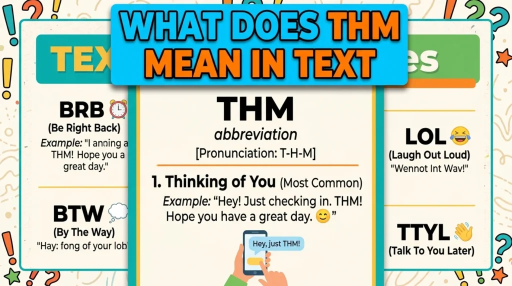 What Does THM Meaning