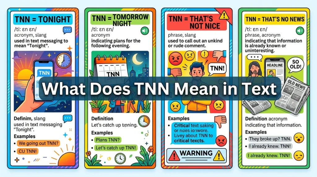 What Does TNN Meaning