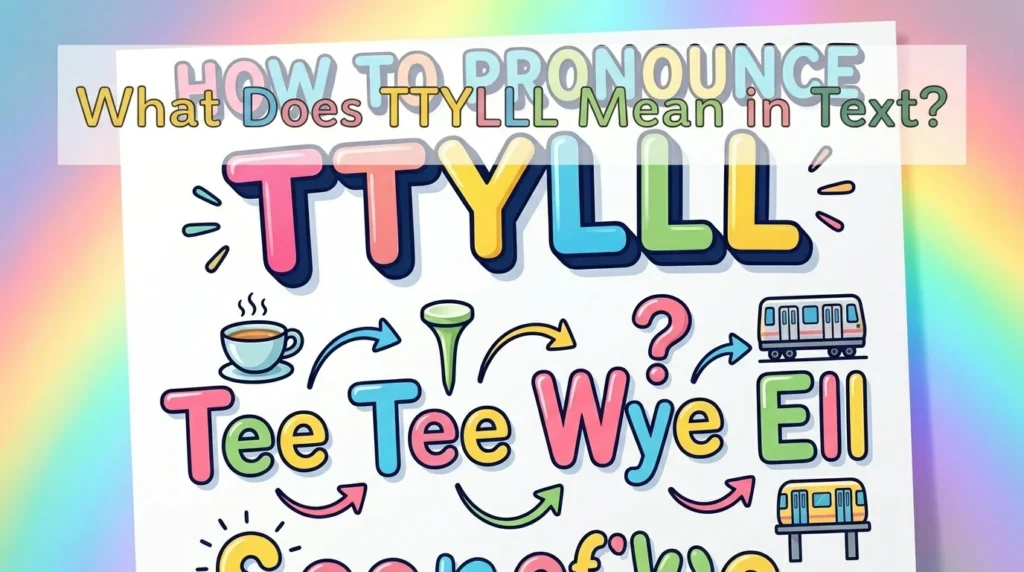 What Does TTYLLL Meaning