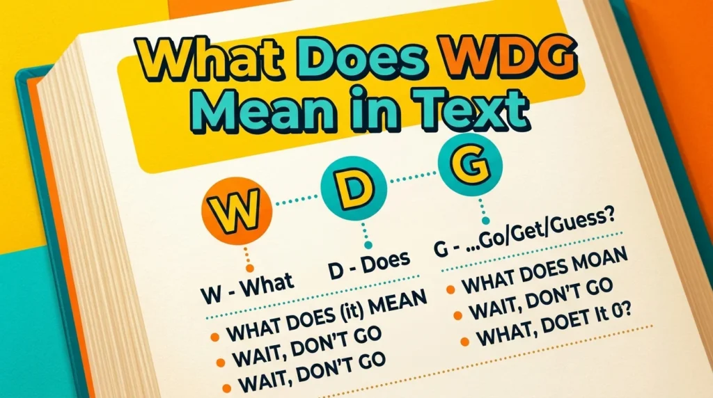 What Does WDG Meaning