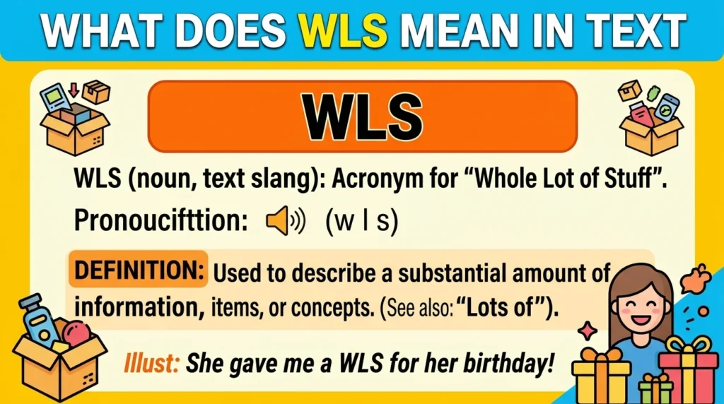 What Does WLS Mean in Text